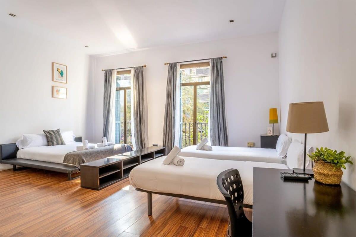 Apartment Comfortable And Huge 4bd - 2bth Rambla Catalunya *