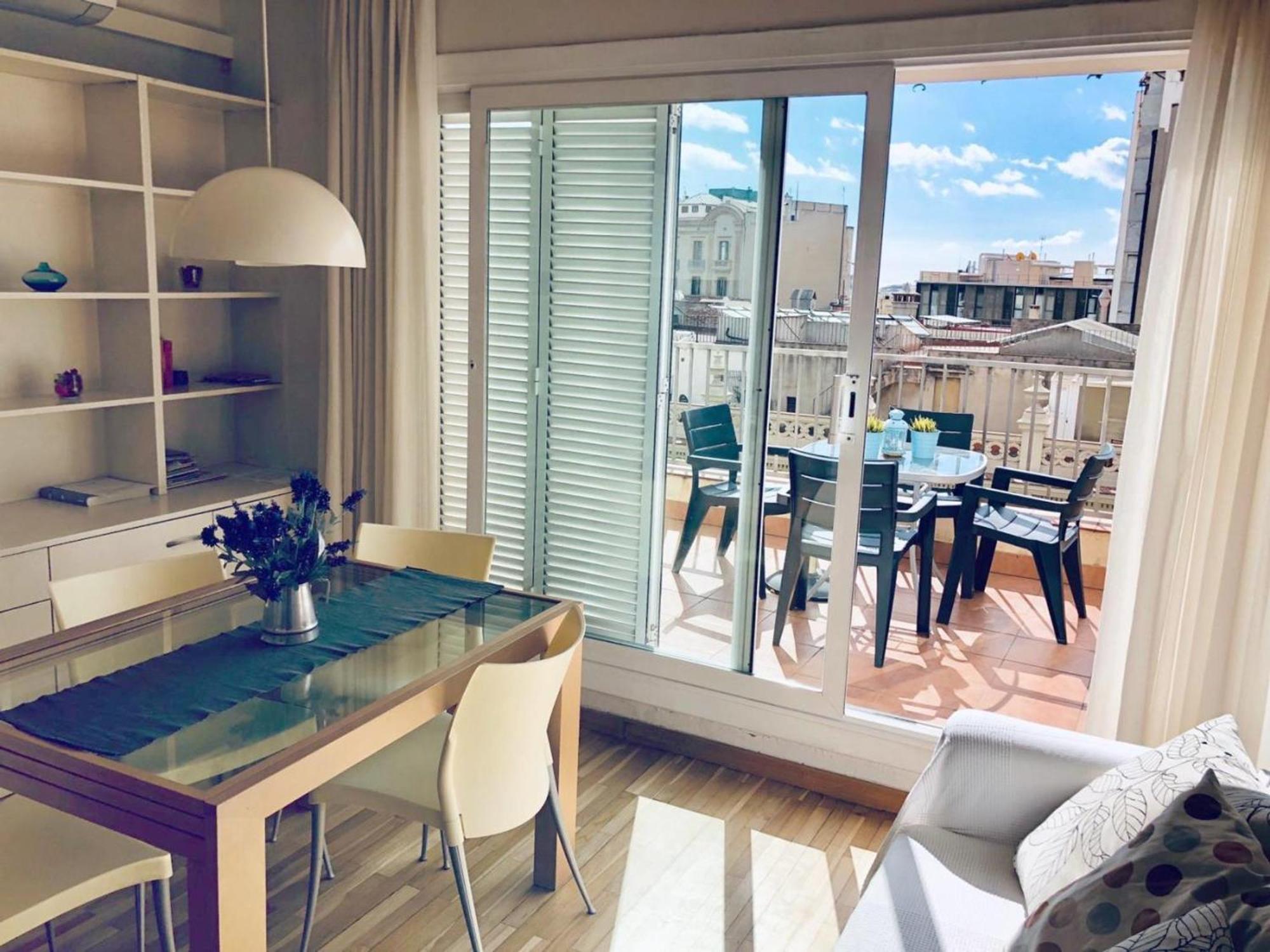 Con Terraza Privada Y Wifi En El Corazon De - Es-341-5 Barcelona