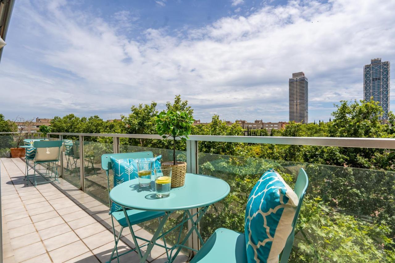 Appartement Lodging Beach Penthouse Near Center With Pool Barcelona
