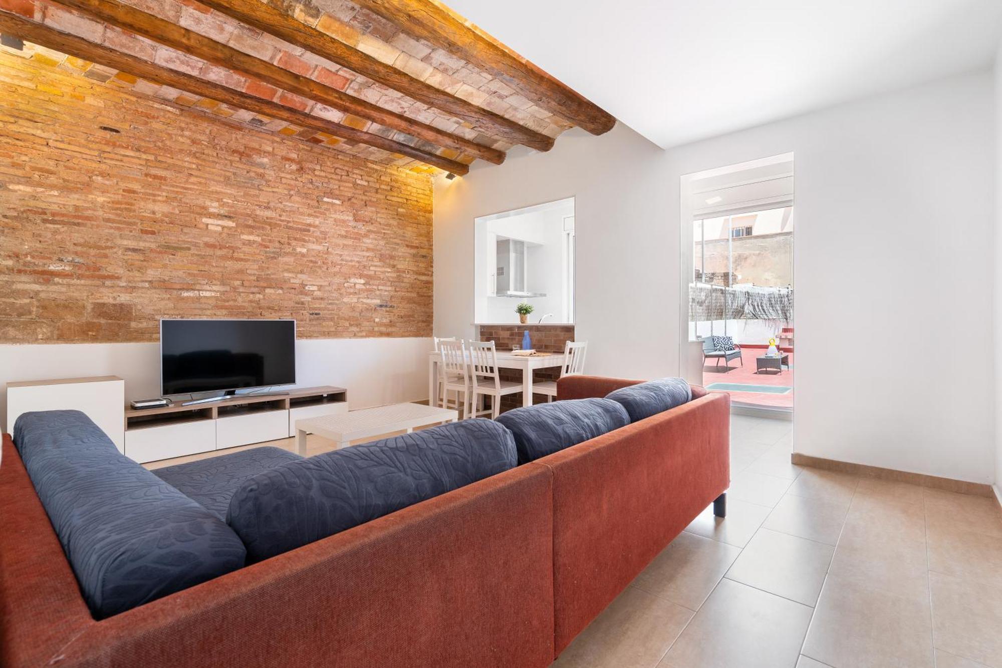 Apartment Grcia Charm Sunlit Terrace, Ac & Exposed Brick *