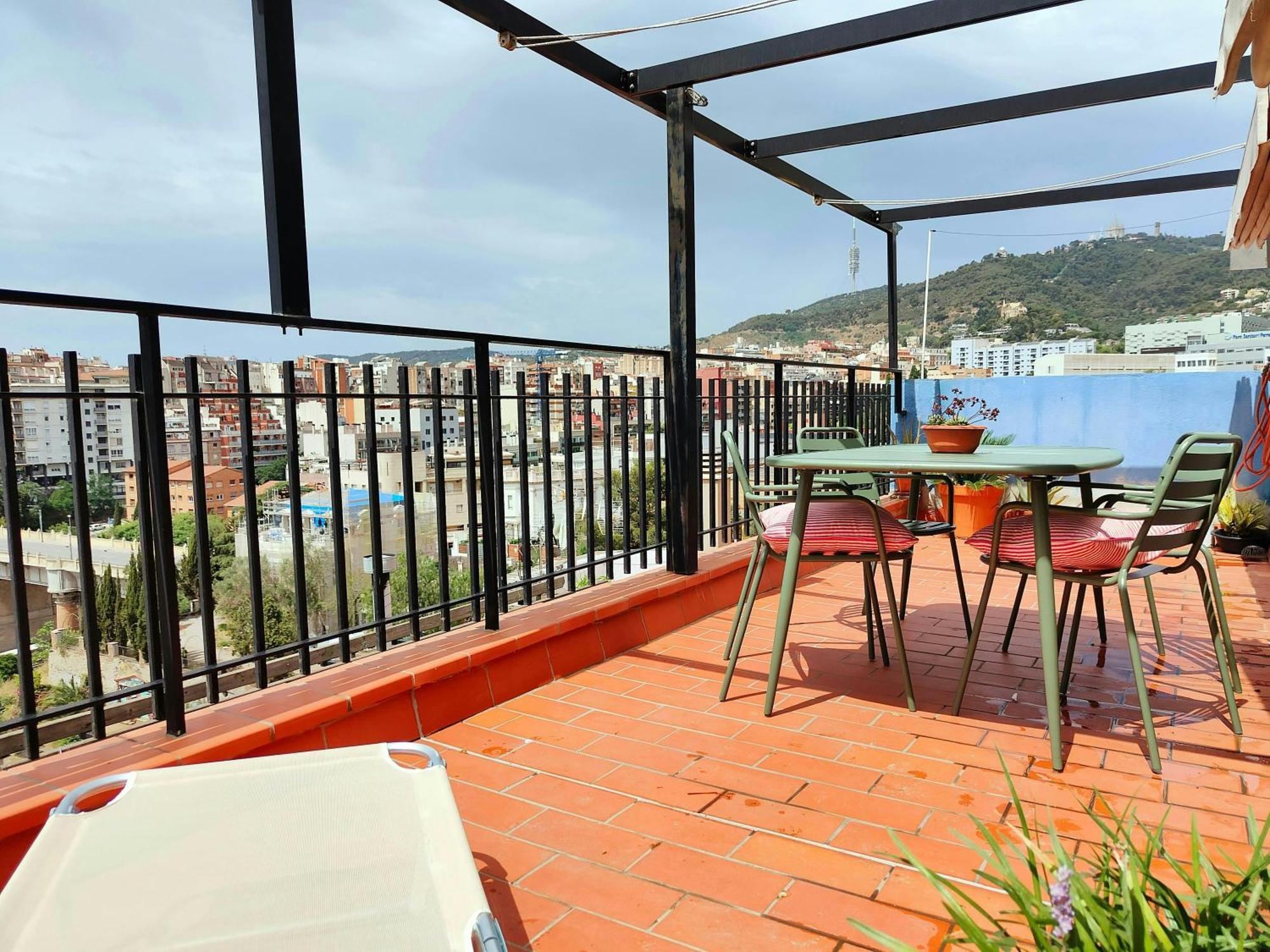 Amazing City Views & Terrace! Gracia - Parc Gueell Appartement *