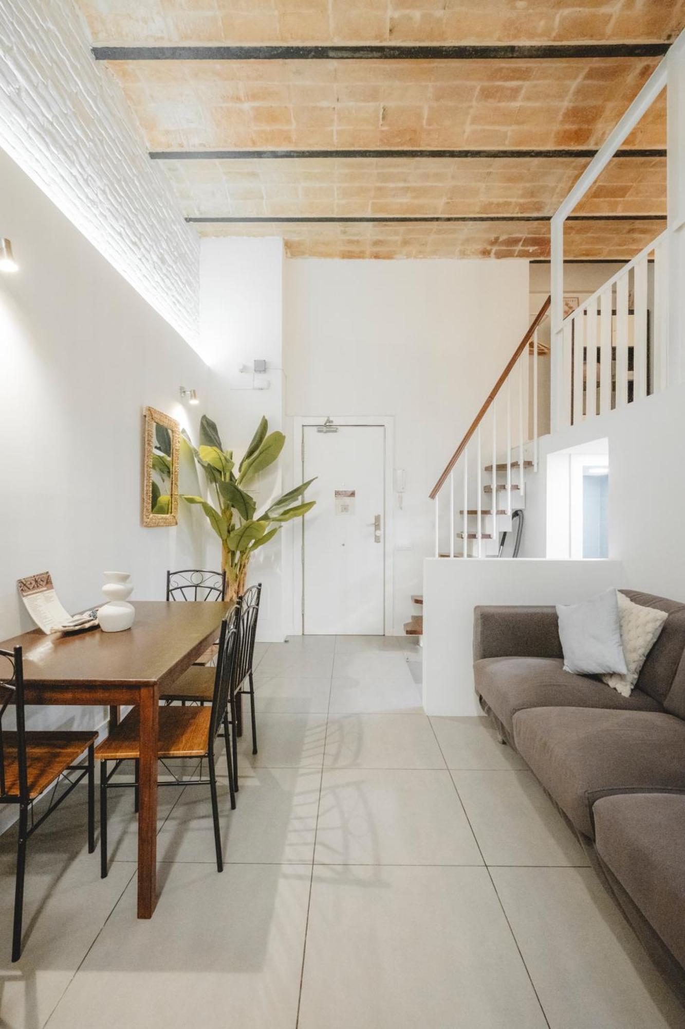 Chic Poble Nou Loft Terrace & Close To The Apartment