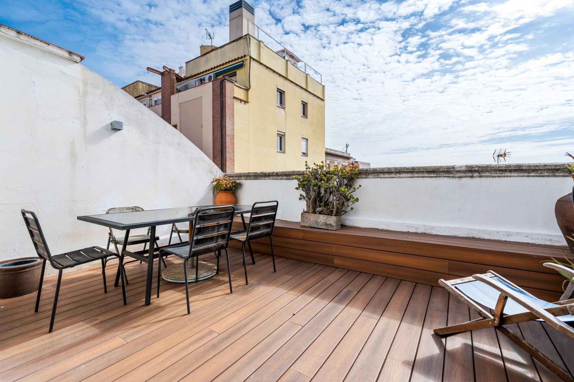 Bliss 1br Haven W Terrace In Gracia Apartment Barcelona