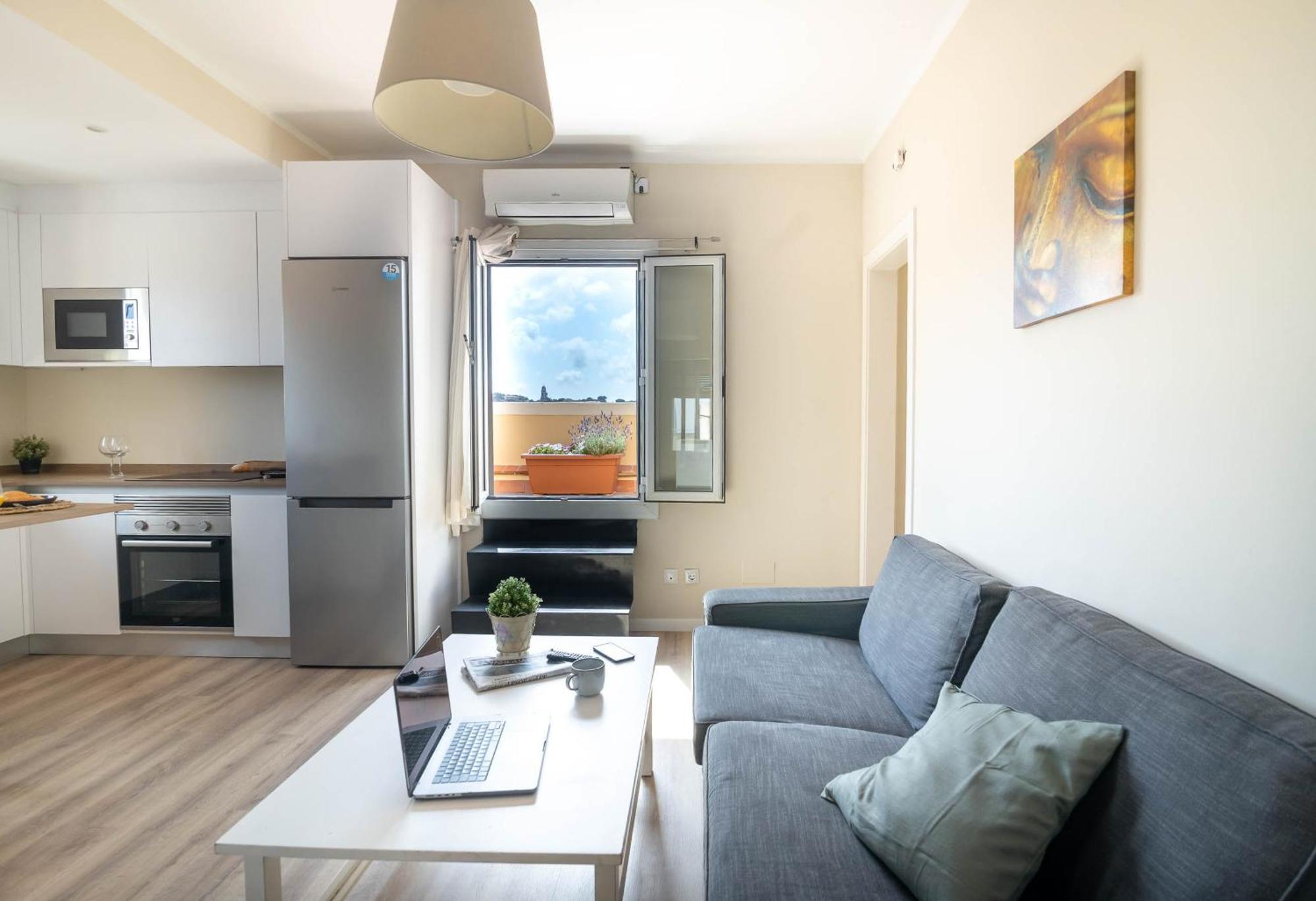Rius - & Private Terrace Penthouse Next To The Fair Barcelona