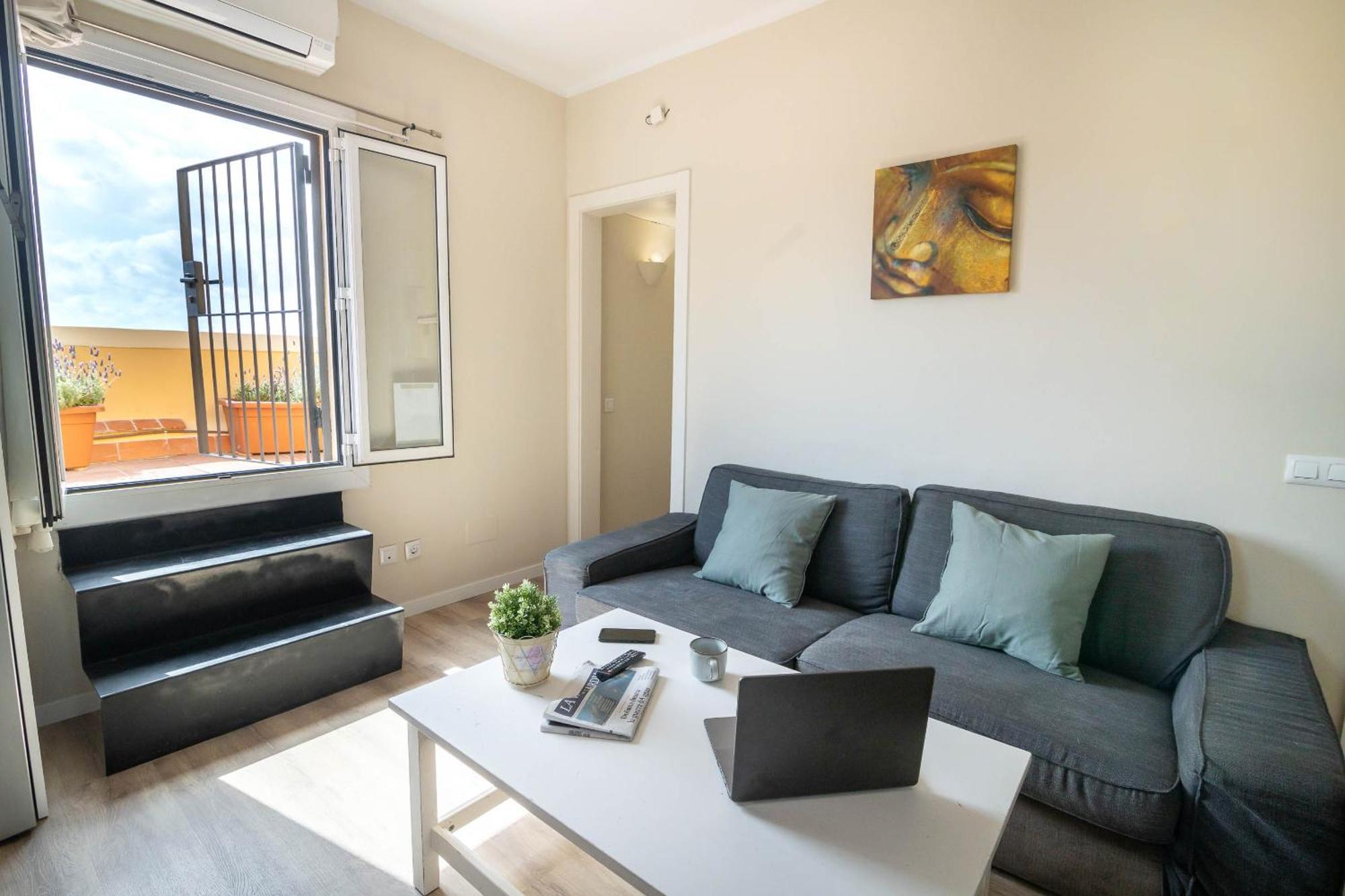 Rius - & Private Terrace Penthouse Next To The Fair Barcelona